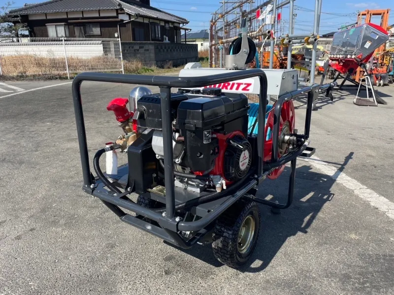 熊本県 下益城郡美里町  共立　自走式動噴 